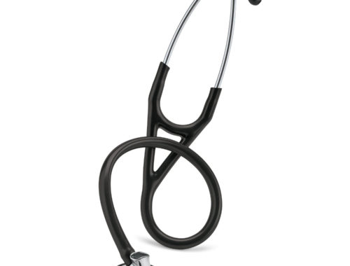 Cardiology Stethoscope, Black Tube, 22 inch