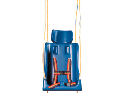 Full Support Swing Seat with Pommel, Rope, Large (Adult) Full Support Swing Seat with Pommel, Rope, Large (Adult)