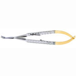 Model PCF-N-TCL-C Needle Holder, Castro #3, Curved Carbide Jaws (6%22-15.2 cm), Spring Stainless Steel