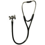 Welch Allyn 5079-325P Harvey DLX Stethoscopes, Double Head, Pediatric 28%22, Black
