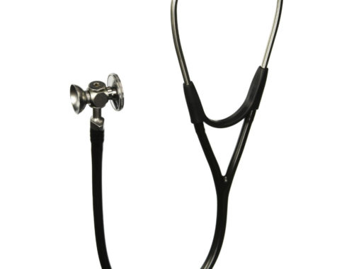Welch Allyn 5079-325P Harvey DLX Stethoscopes, Double Head, Pediatric 28%22, Black